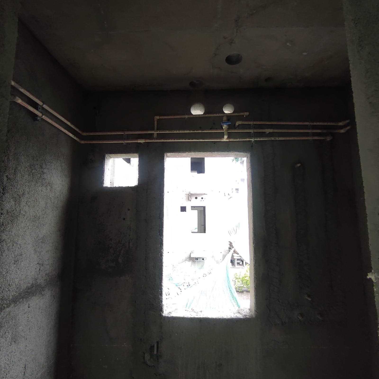 H3 A bathroom plumbing line consealed work