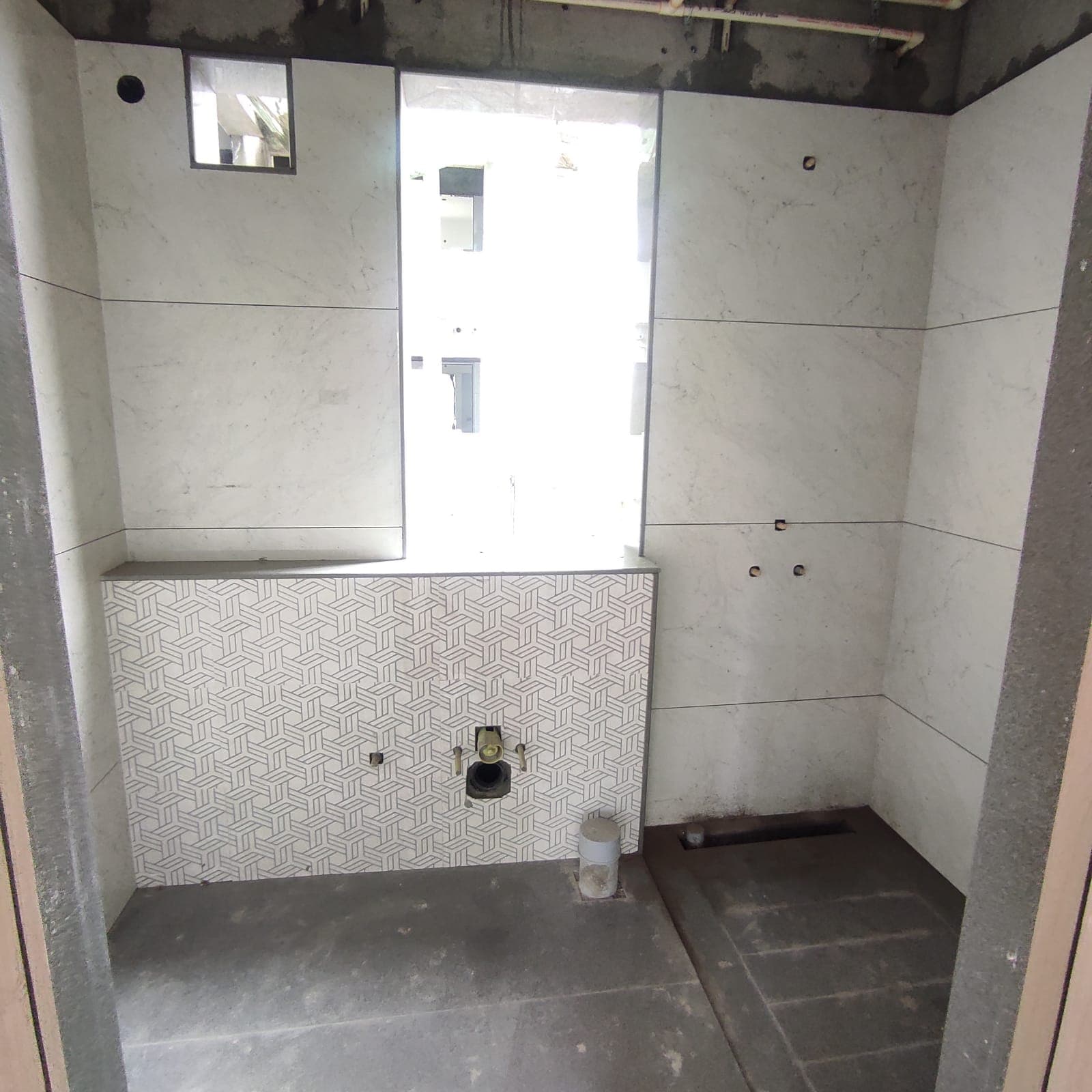 H3A bathroom dado & flooring work