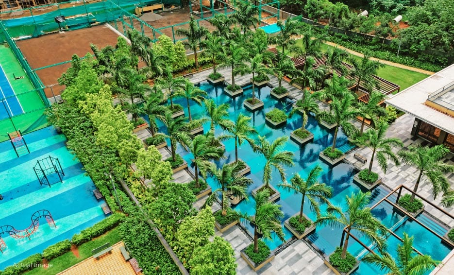 Landscaped garden